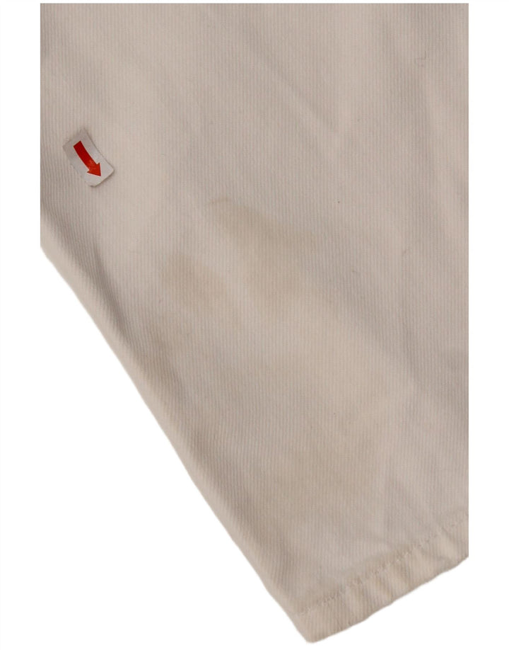 TOMMY HILFIGER Blugi drepți distressed pentru femei W29 L28 Bumbac alb