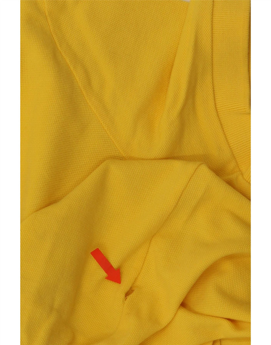 Tricou polo Benetton pentru bărbați, galben mic
