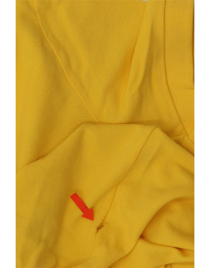 Tricou polo Benetton pentru bărbați, galben mic