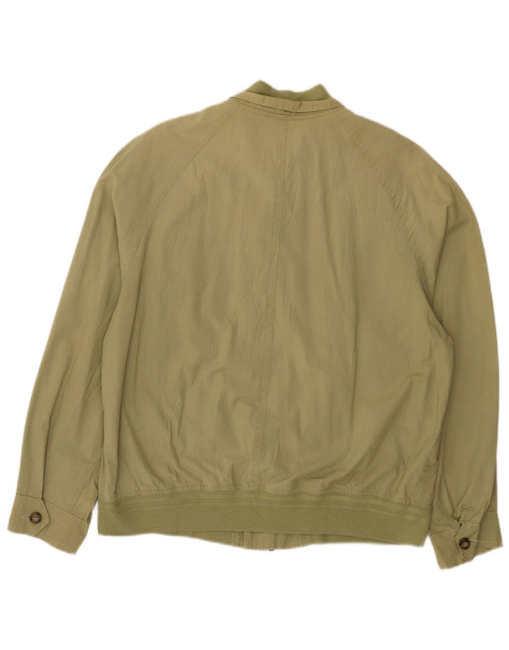 Jachetă bomber pentru bărbați Green Leaves IT 48 Medium Khaki Bumbac