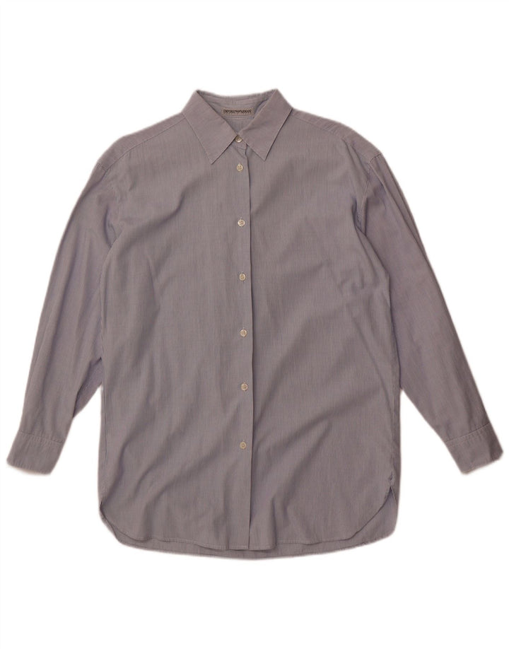 Cămașă pentru femei Emporio Armani IT 42 Bumbac cu carouri albastru mediu