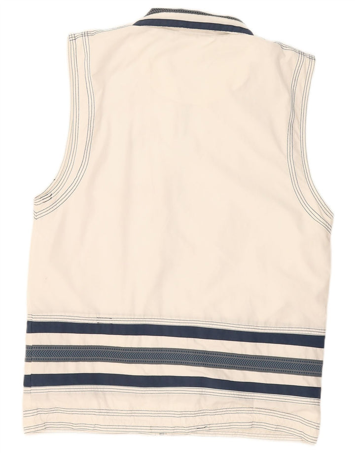 Killtec Gilet pentru bărbați UK 38 Medium White Striped Poliester