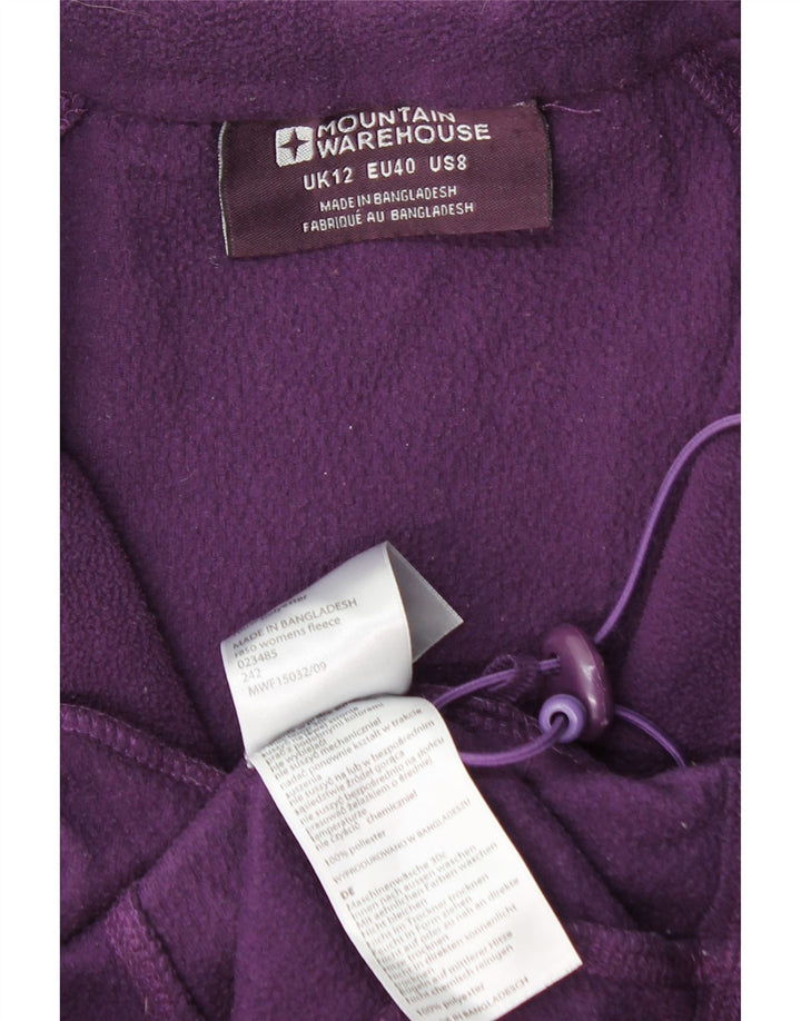Jachetă polară pentru femei Mountain Warehouse UK 12 Poliester violet mediu