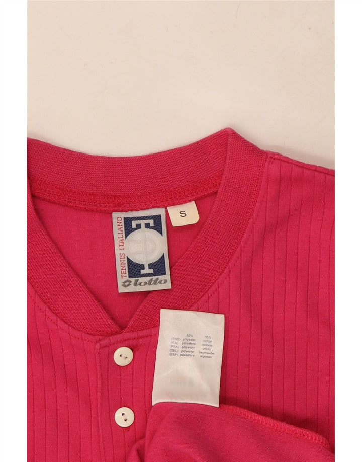 LOTTO Vest Top Femei UK 8 Small Pink Poliester
