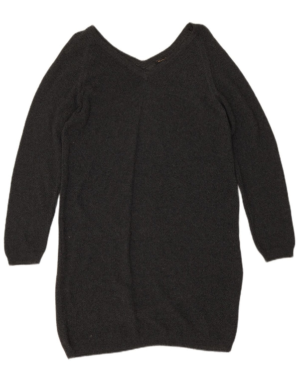 Massimo Dutti Rochie Jumper Femei UK 14 Medium Gri