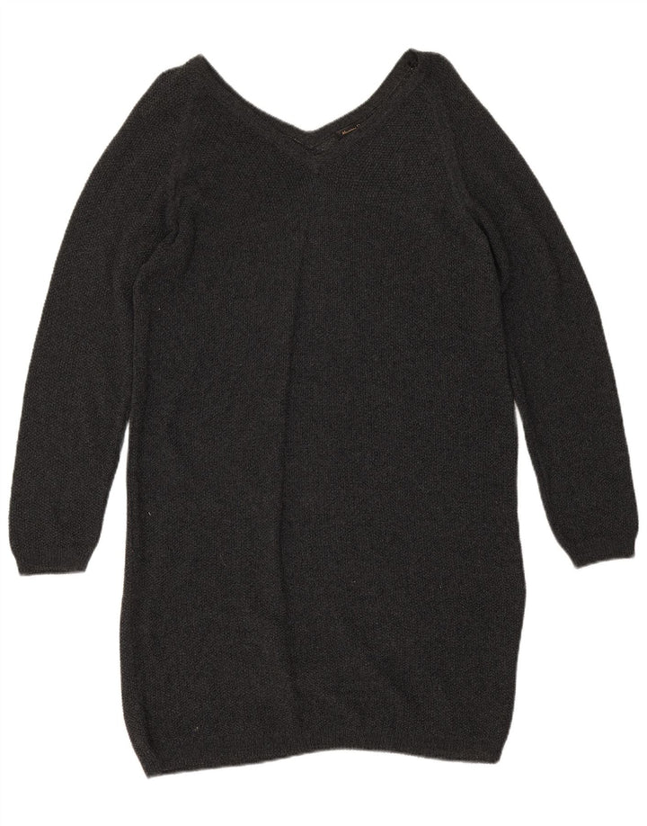 Massimo Dutti Rochie Jumper Femei UK 14 Medium Gri