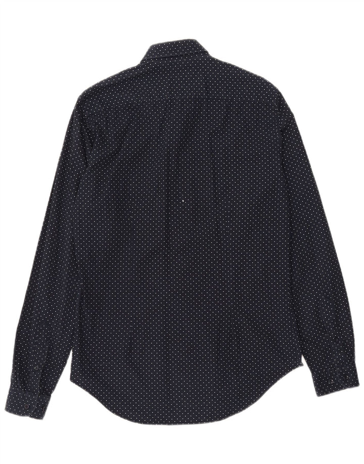 Cămașă ZARA Bărbați Slim Fit Mediu Bleumarin Geometric