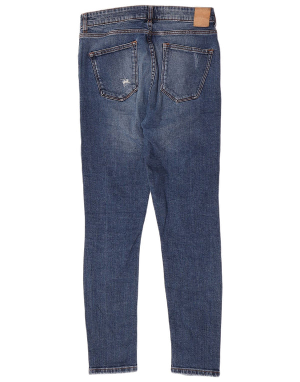 Blugi skinny dama Zara EU 40 Medium W30 L27 Bumbac albastru