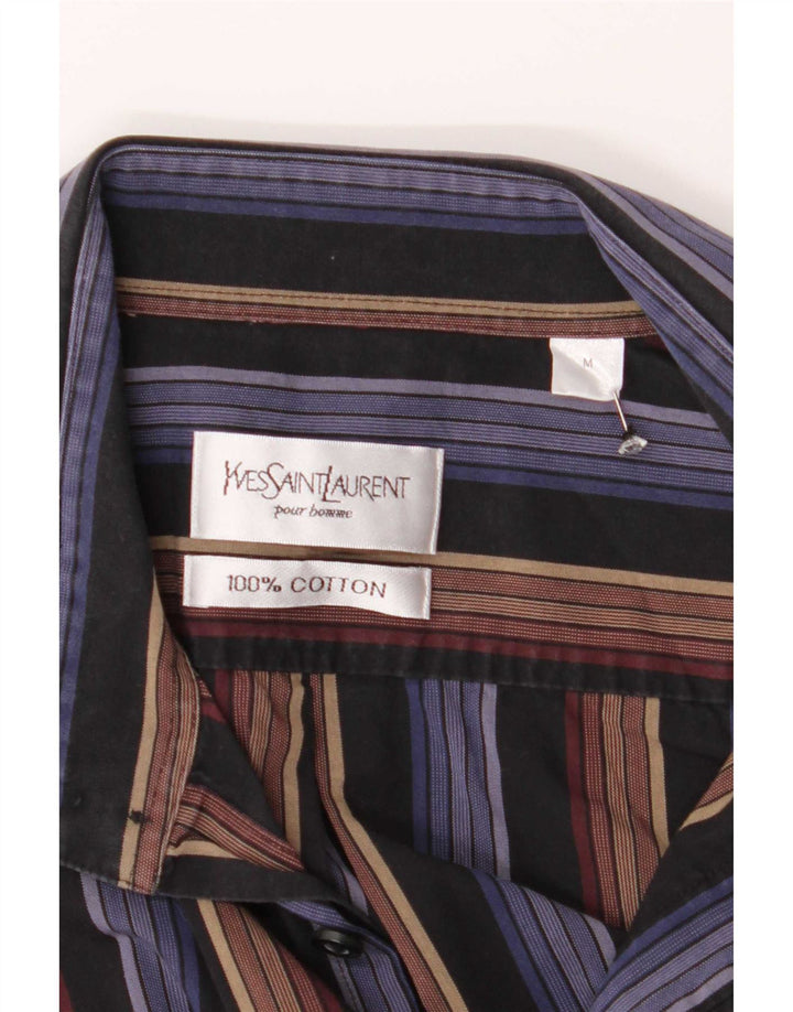 Cămașă pentru bărbați Yves Saint Laurent, bumbac cu dungi medii, multicolore