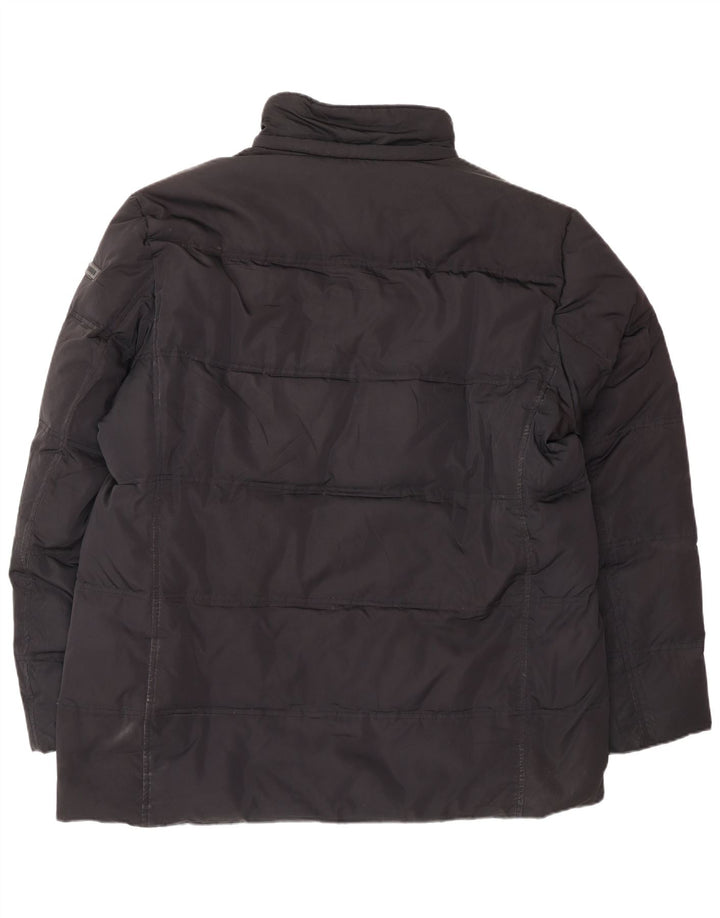 Jachetă căptușită pentru bărbați TRUSSARDI JEANS IT 56 3XL Poliester negru