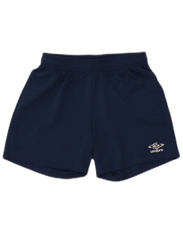 Umbro Boys Sport Shorts 11-12 Years Navy Blue Polyester