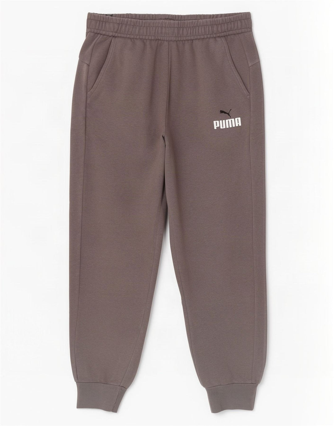 Pantaloni de trening Puma pentru bărbați Joggeri din bumbac gri mediu