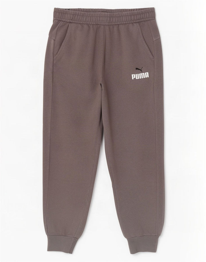 Pantaloni de trening Puma pentru bărbați Joggeri din bumbac gri mediu