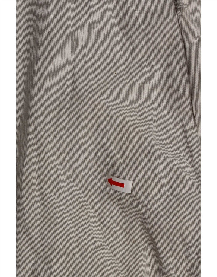 Pantaloni scurți chino pentru bărbați Marks & Spencer W32, bumbac cu dungi gri medii