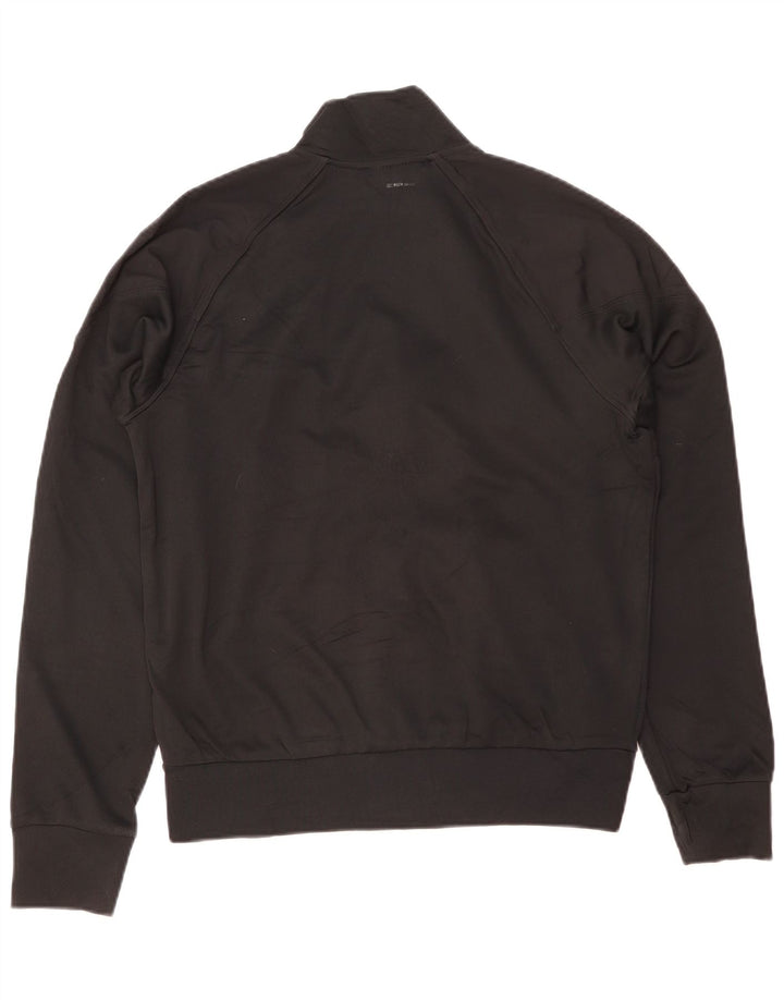 Jachetă de top NIKE Dri Fit Graphic pentru bărbați, poliester negru mic