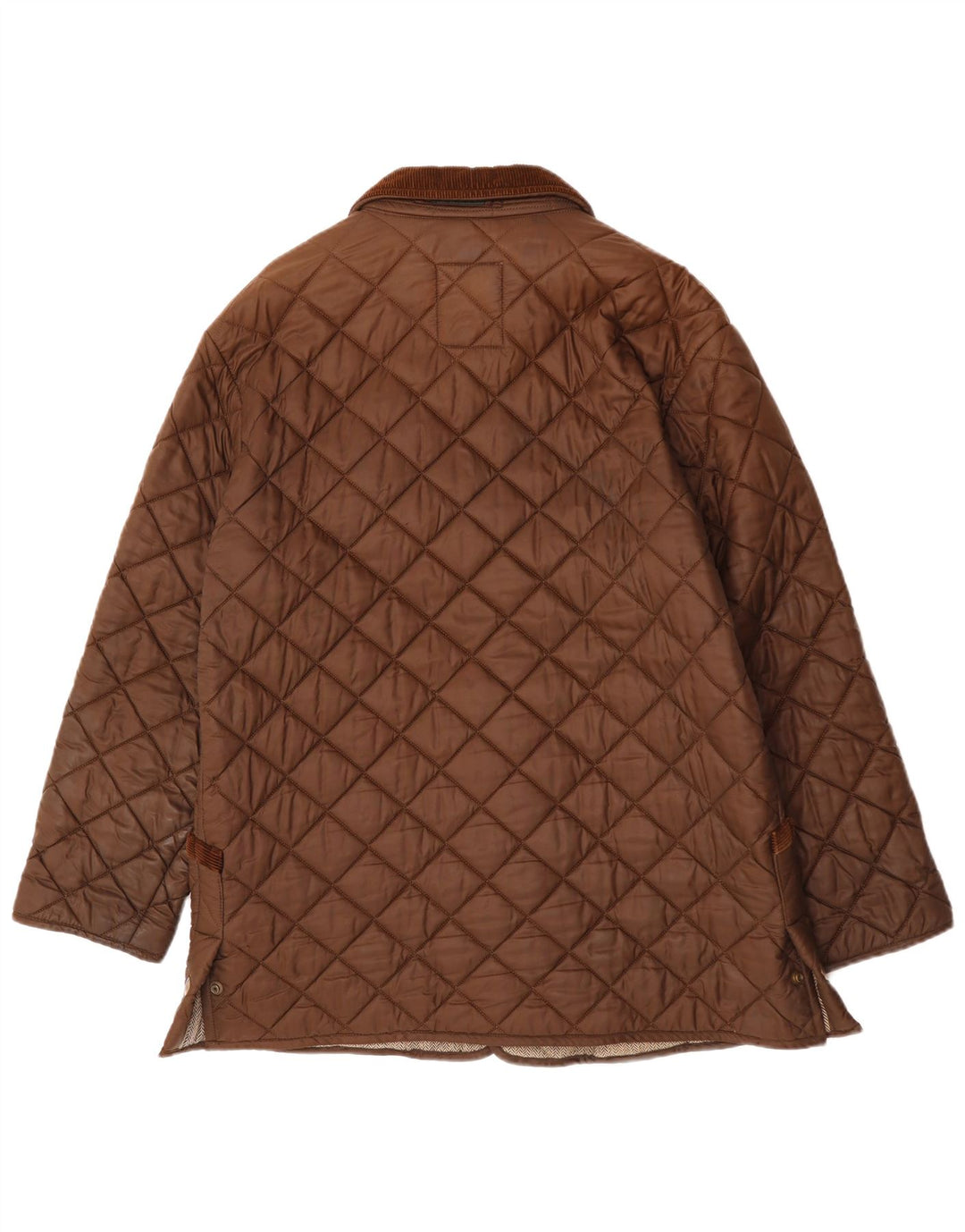 HENRY COTTONS Jachetă matlasată pentru bărbați UK 46 3XL Maro Nylon