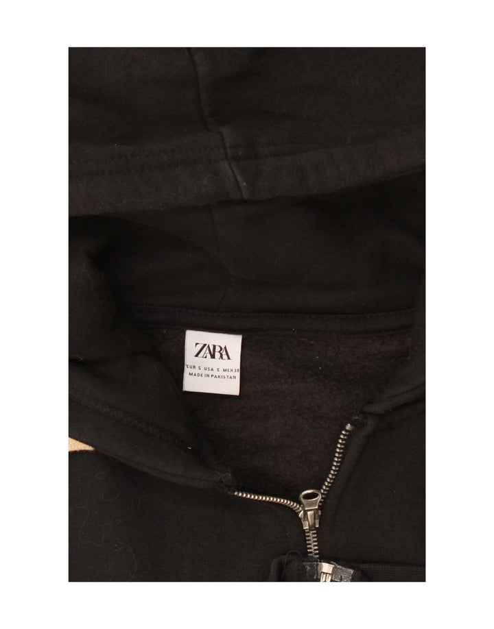 Pulover Zara pentru bărbați, cu fermoar, mic negru