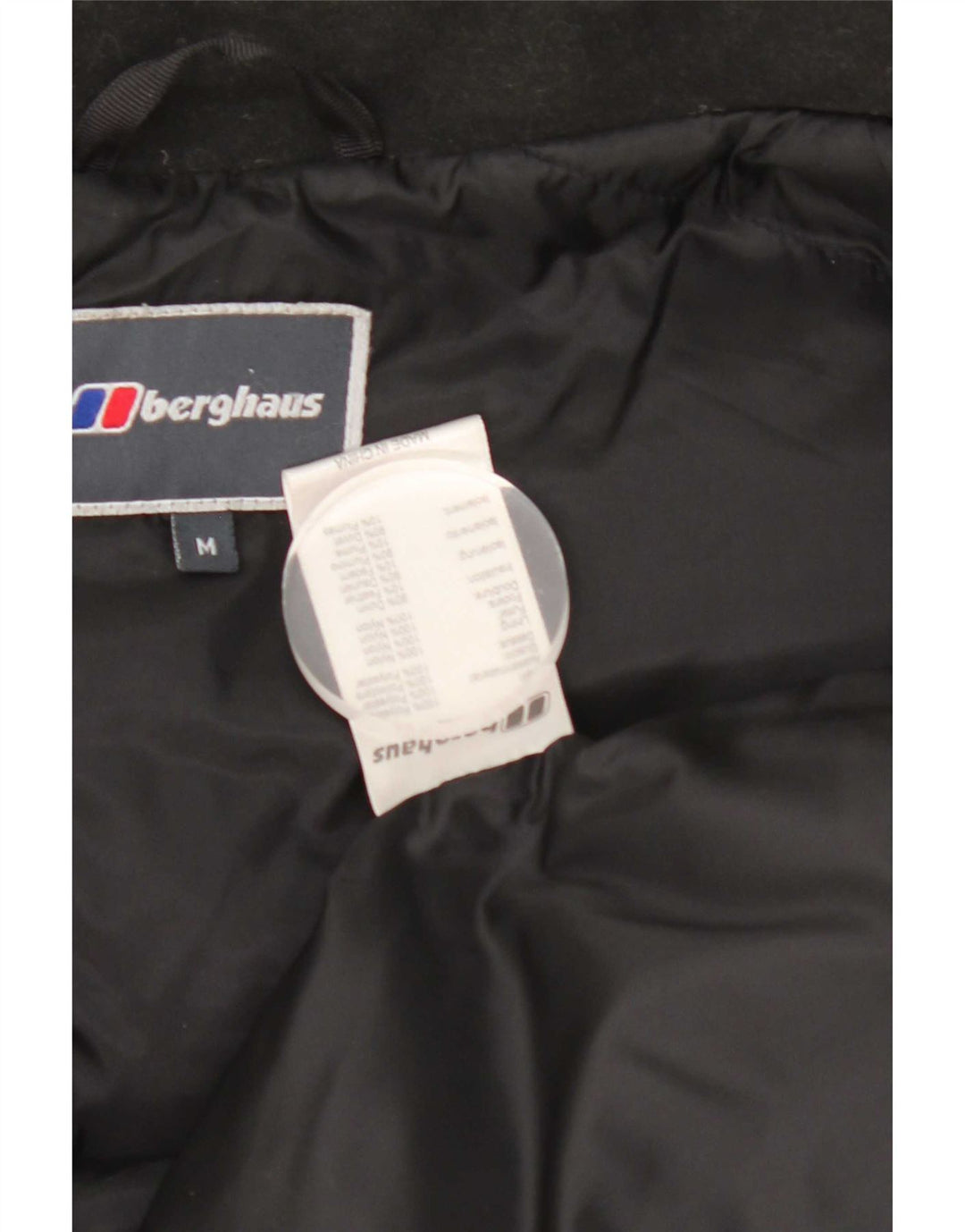 Gilet căptușit pentru bărbați Berghaus UK 38 Poliester mediu negru