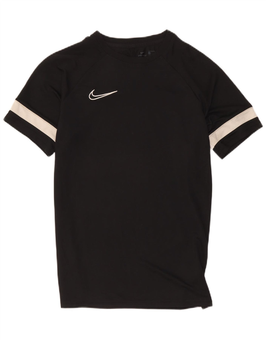 Tricou Nike Dri Fit pentru bărbați Top Mediu Negru Poliester Bloc de culoare