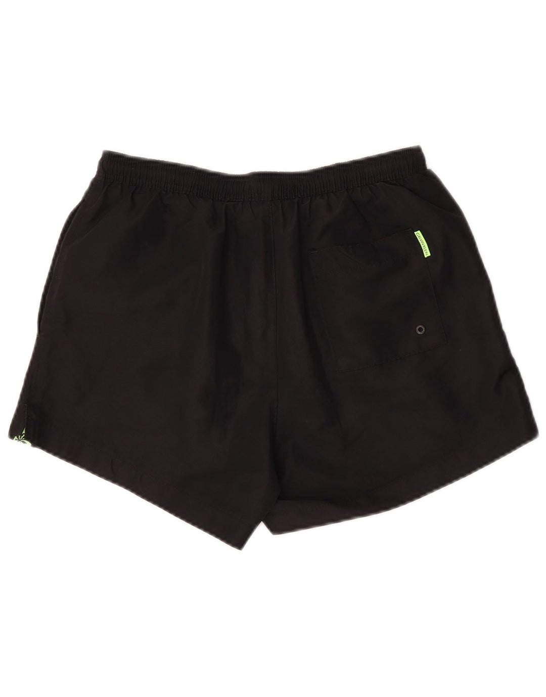 Pantaloni scurți de înot grafic Calvin Klein pentru bărbați, negru, color block