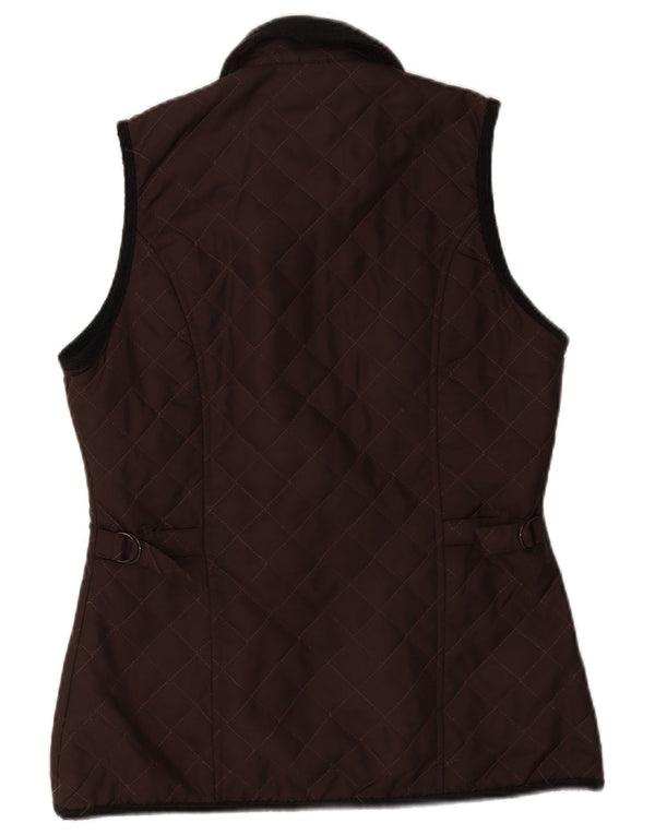 Sud Express Gilet matlasat pentru femei UK 14 Medium Brown Nylon