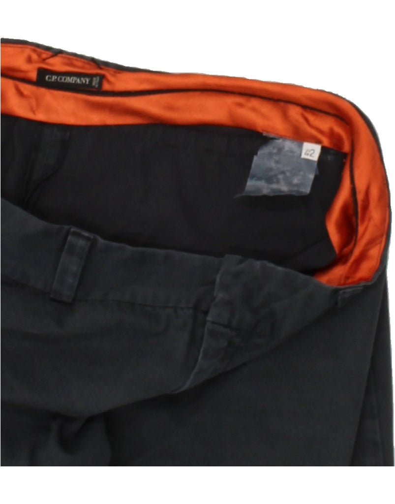 C.P. COMPANY Womens Straight Chino Trousers IT 42 Medium W28 L3  Grey Vintage C.P. Company and Second-Hand C.P. Company from Messina Hembry 