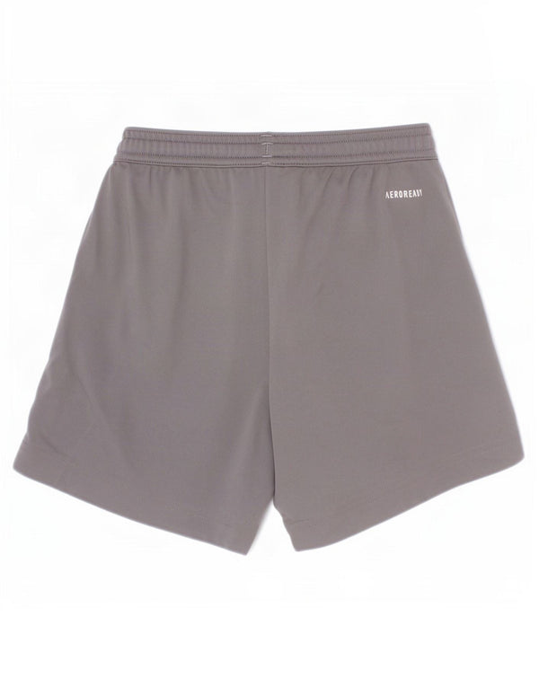 Pantaloni scurți sport Aeroready Adidas pentru băieți 7-8 ani poliester gri