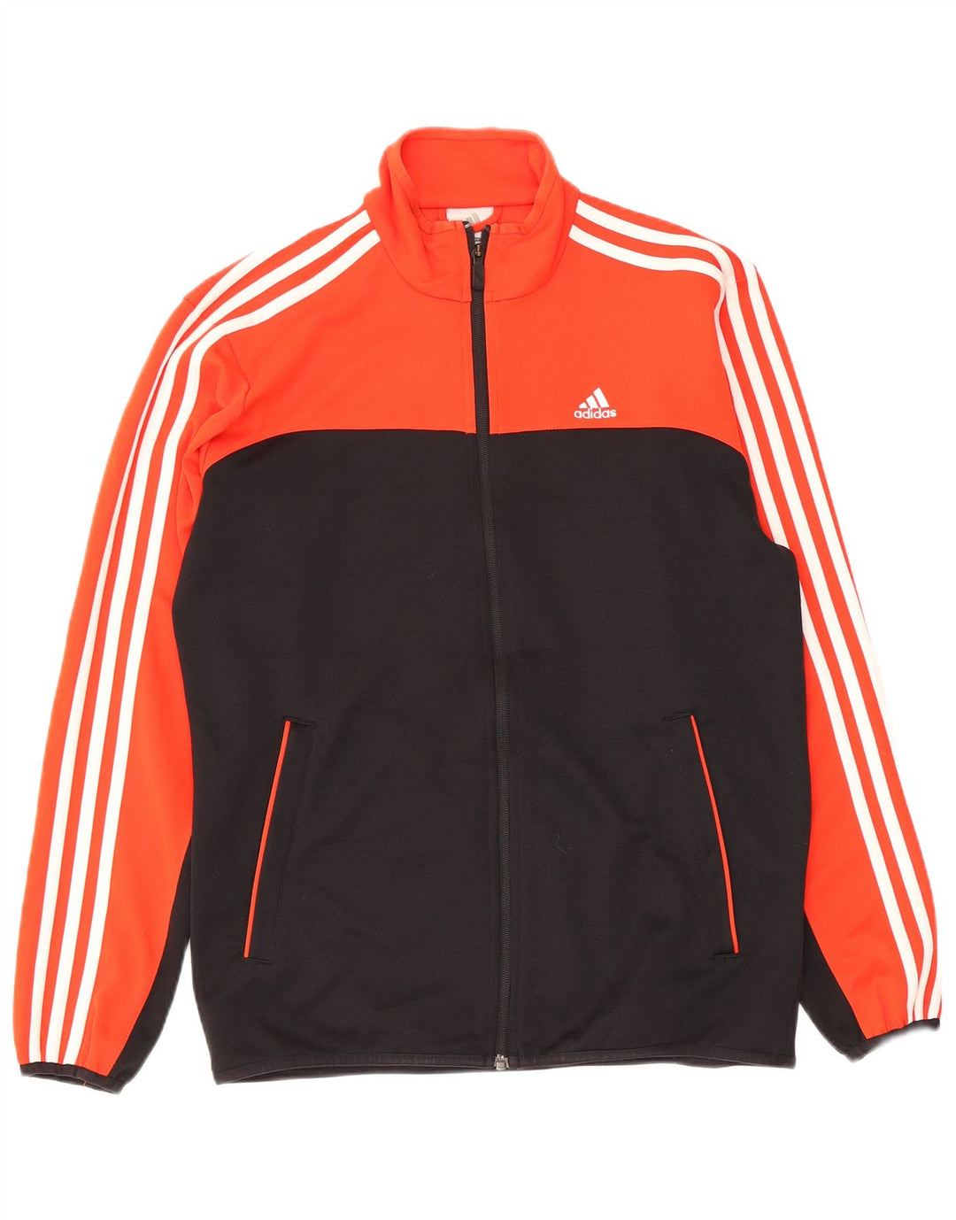 Jachetă de trening pentru bărbați Adidas UK 38/40 Medium Orange Colorblock