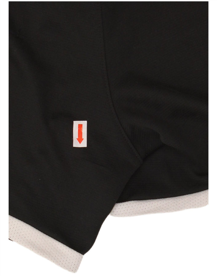 Pantaloni scurti sport Nike pentru femei UK 10, negru, poliester color block