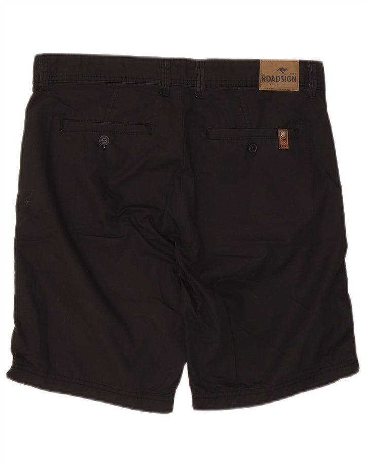 Pantaloni scurți chino pentru bărbați Roadsign Australia W32, bumbac mediu negru