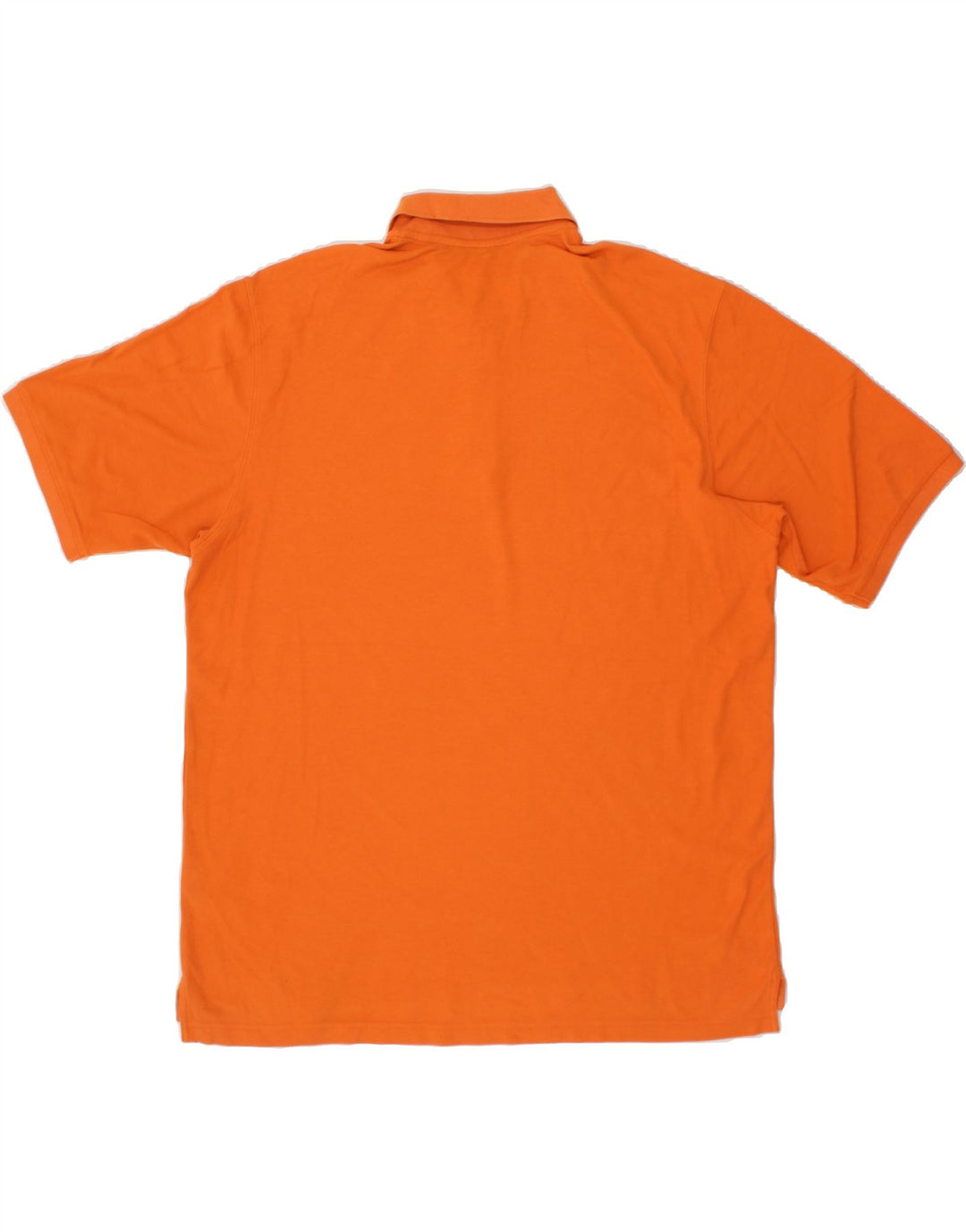 EDDIE BAUER Mens Tall Polo Shirt XL Orange Cotton Vintage Eddie Bauer and Second-Hand Eddie Bauer from Messina Hembry 