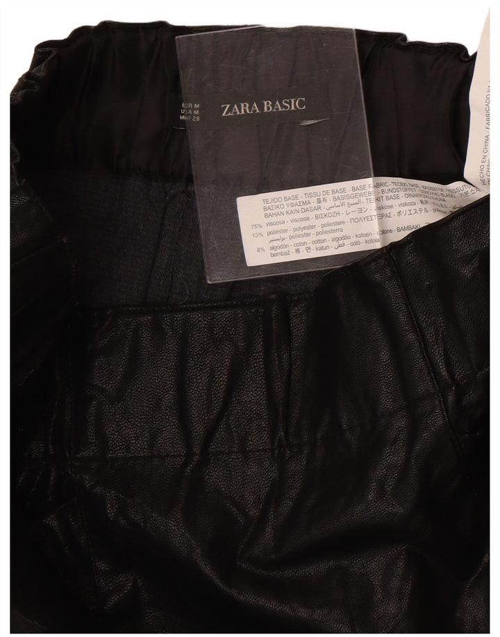 Fusta Mini Zara Femei Medium W28 Viscoza Neagra