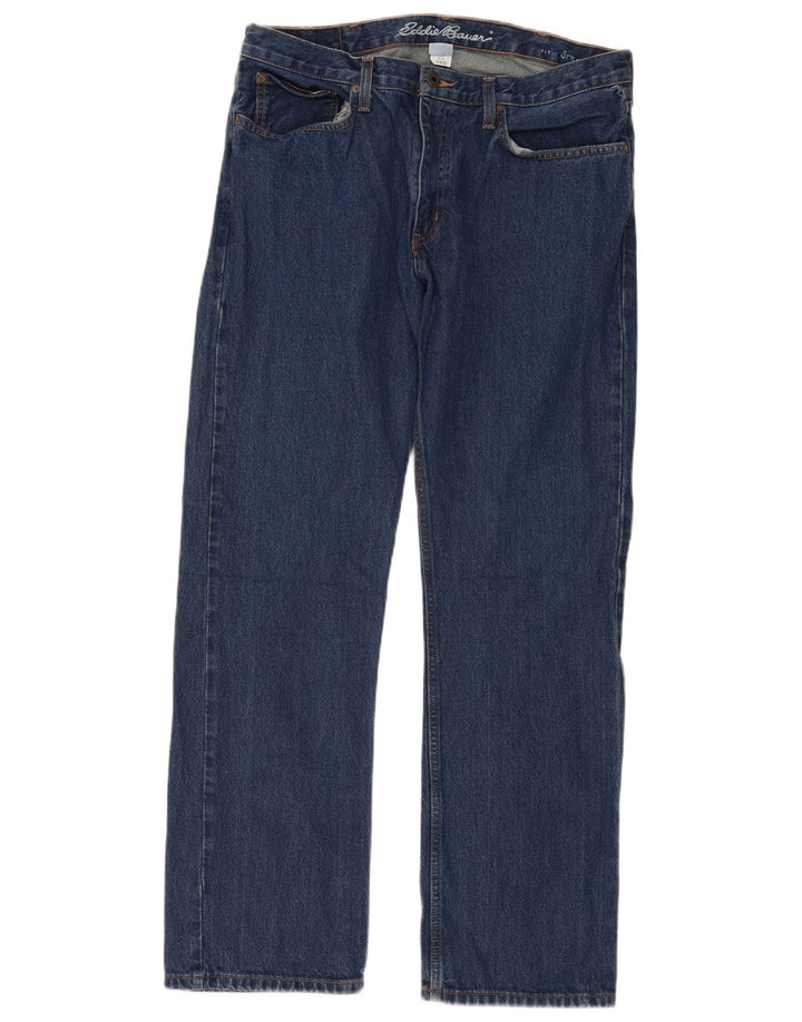 Eddie Bauer Blugi drepte pentru femei W36 L32 Bumbac albastru