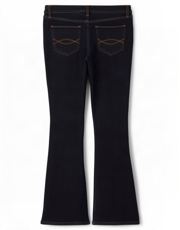 Abercrombie & Fitch Blugi Bootcut pentru femei US 12 Large W31 L27 Bleumarin
