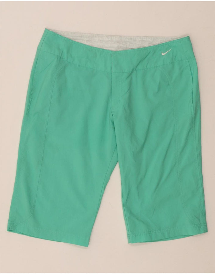Bermude pentru femei NIKE US 12/14 Large W34 Poliester turcoaz