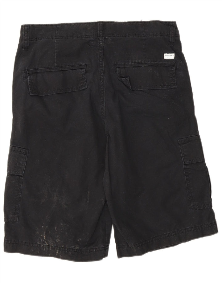 Pantaloni scurți cargo Jack & Jones pentru bărbați XS W26 bumbac negru