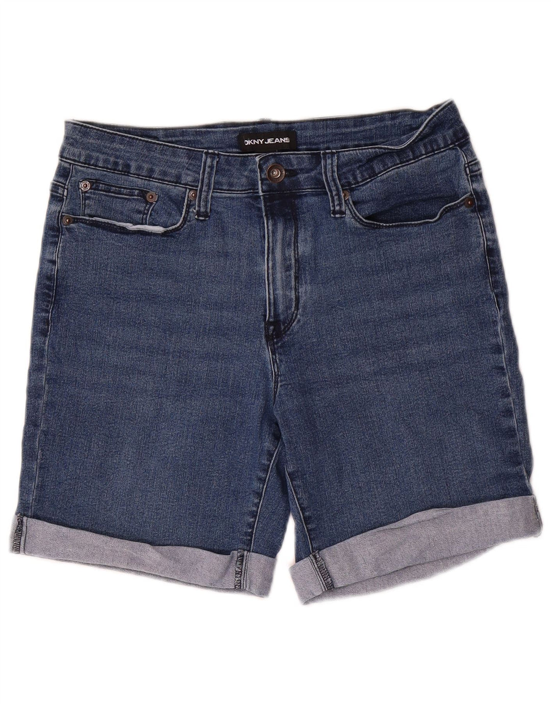 Pantaloni scurți din denim Dkny pentru femei US 6 Medium W32 Blue