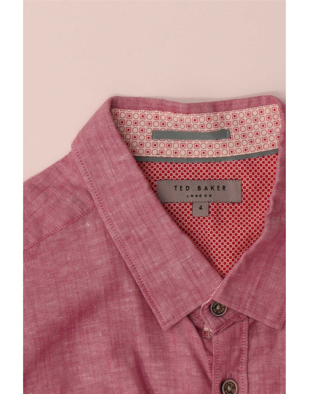 Cămașă pentru bărbați Ted Baker, mărime 4, mare, roz, in