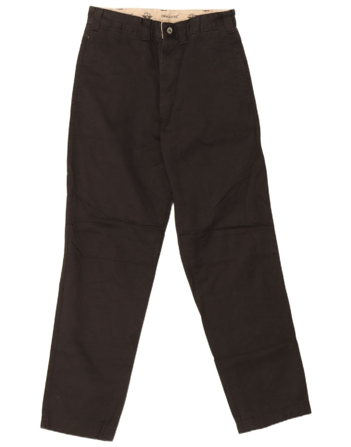 Pantaloni Chino Drepți Dockers Bărbați L29 L32 Negru