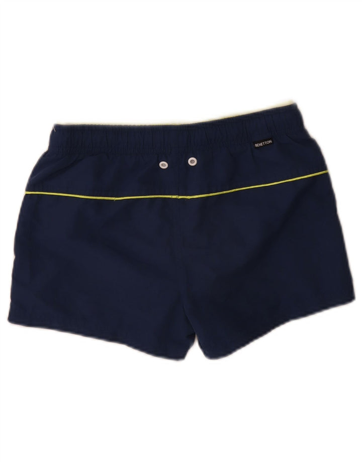 Pantaloni scurți de înot Benetton băieți 10-11 ani XL poliester albastru