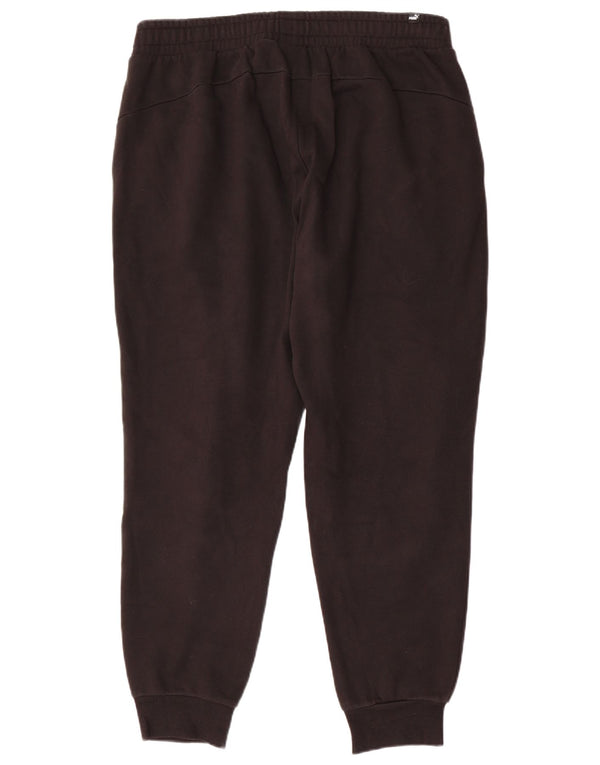 Puma Mens Tracksuit Trousers Joggers XL Black Cotton Sports