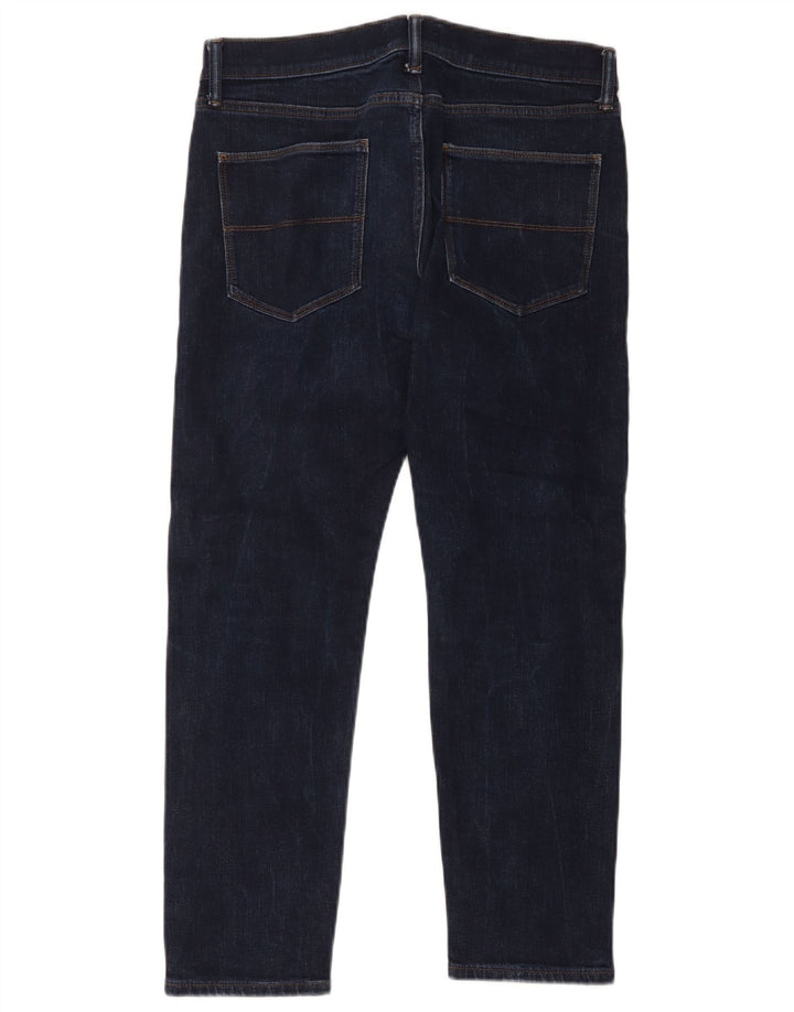 Blugi subțiri pentru femei Marks & Spencer W32 L29 bumbac bleumarin