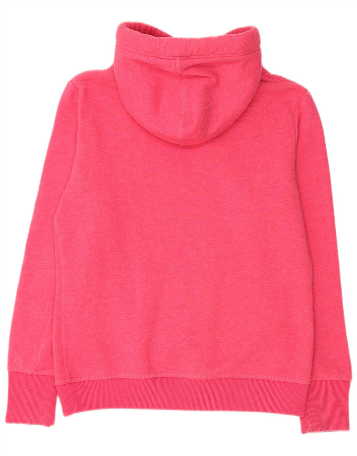 Pulover pentru damă SUPERDRY cu glugă, UK 16, mare, roz, poliester