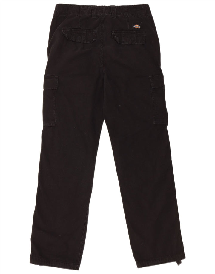 Pantaloni cargo dritti pentru bărbați Dickies W30 L30 bumbac negru