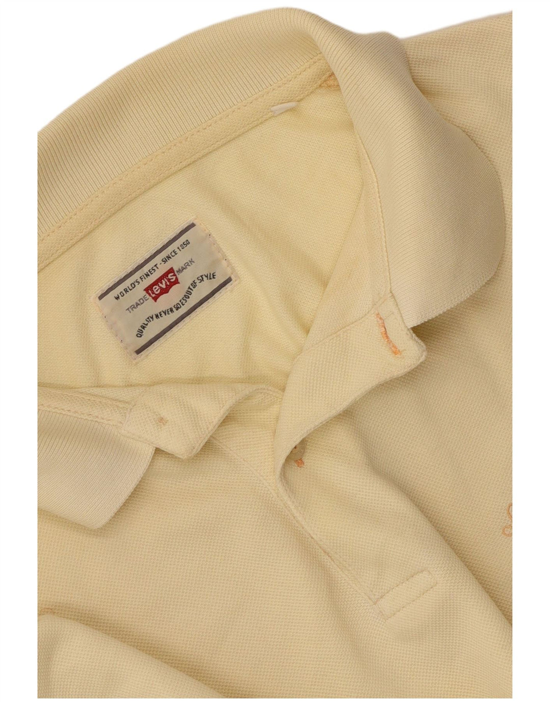 Tricou polo Levi's pentru bărbați, galben mediu