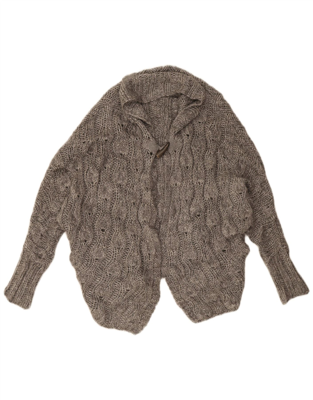 Pulover cardigan supradimensionat pentru femei Ted Baker Mărimea 1 XS acrilic gri