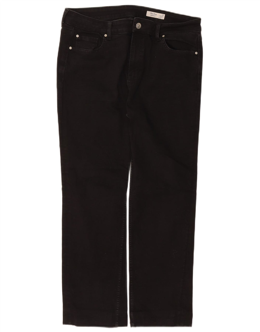 Marks & Spencer Blugi pentru femei Eva Regular Bootcut UK 18 XL W36 L27 Negri