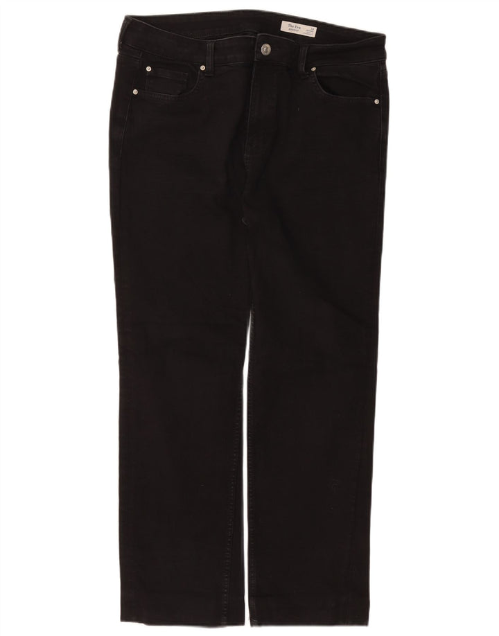 Marks & Spencer Blugi pentru femei Eva Regular Bootcut UK 18 XL W36 L27 Negri