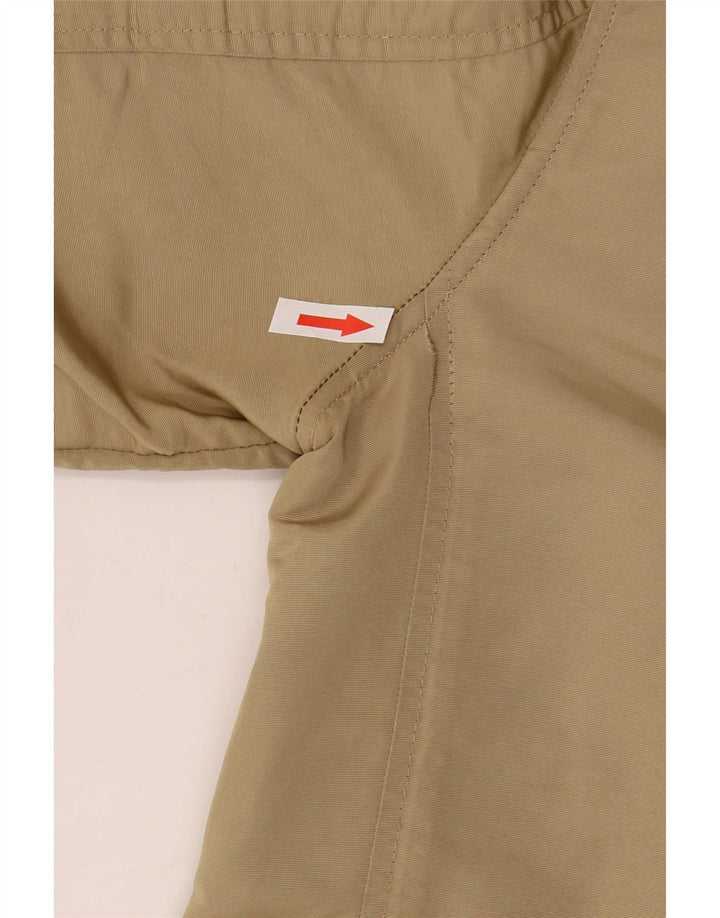 Jachetă parka supradimensionată cu glugă Massimo Dutti pentru femei UK 6 XS kaki