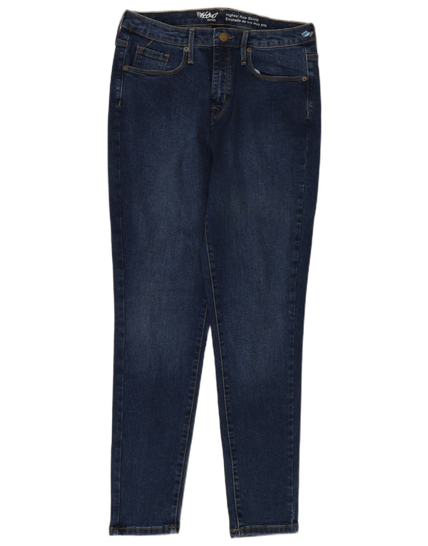 Blugi skinny pentru femeie Mossimo cu talie înaltă US 10 mare W30 L27 bumbac bleumarin